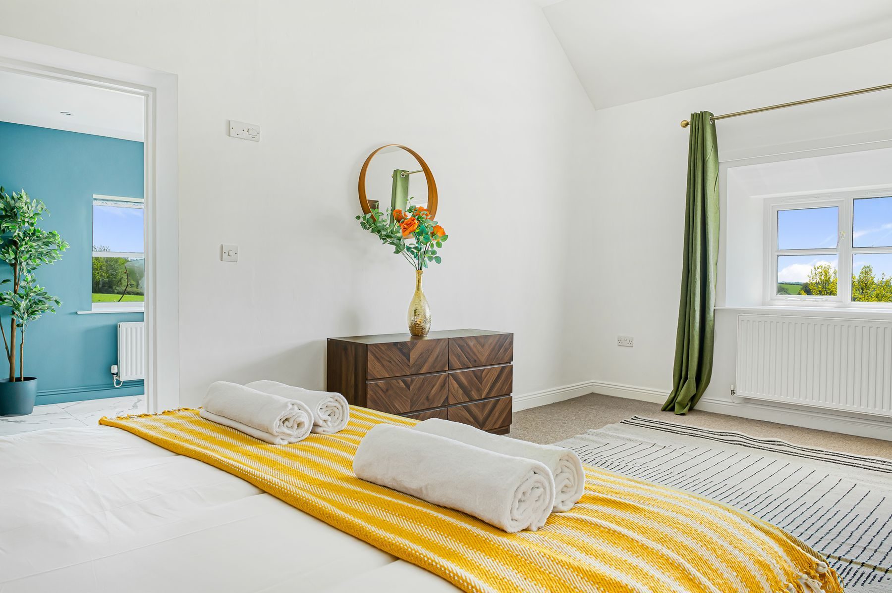 The master bedroom